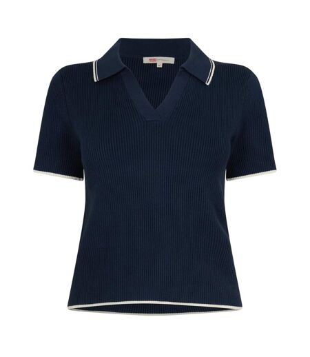 Polo Manches Courtes Faith Femme Bleu Marine Foncé Levis