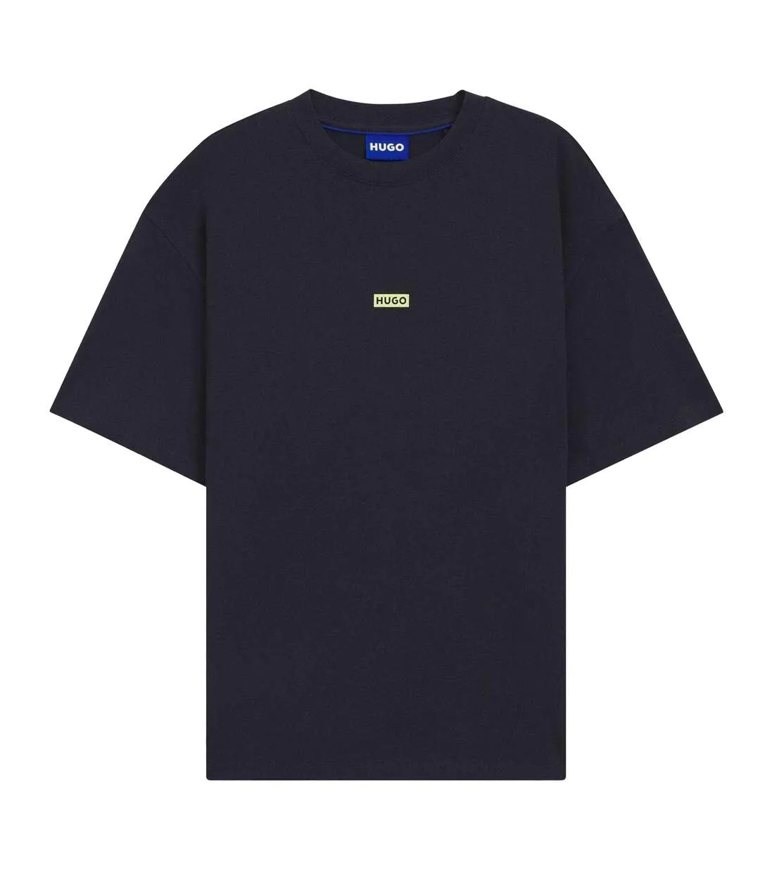 T-shirt Nalono Homme Bleu Marine Foncé Hugo Boss-3
