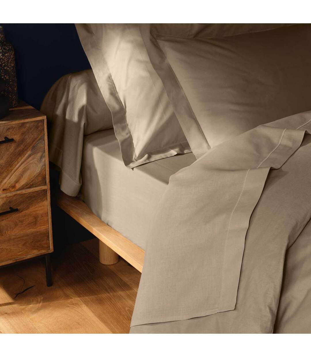 Taie d'Oreiller Lina 50x70cm Sable-4