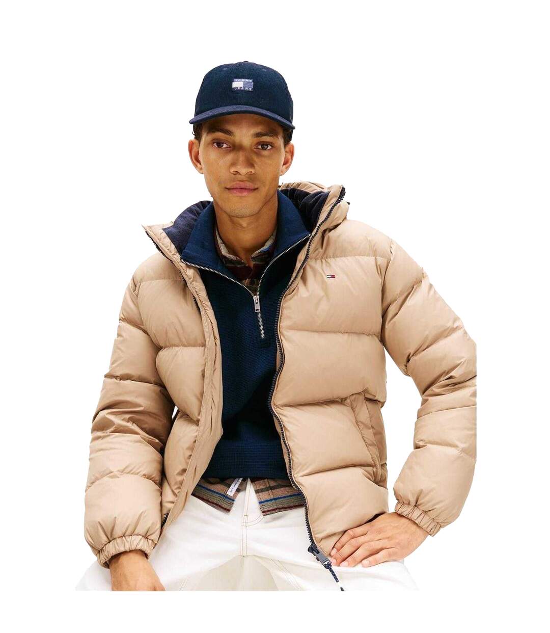 Casquette Motif/style Logo Homme Bleu Marine Foncé Tommy Hilfiger-4