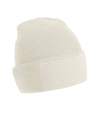 Unisex plain winter beanie hat / headwear ideal for printing almond Beechfield