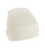 Beechfield Unisex Plain Winter Beanie Hat / Headwear (Ideal for Printing) (Almond) - UTRW239
