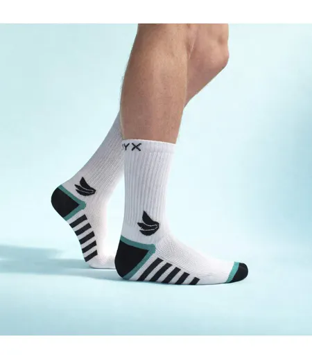 TALYX - Chaussettes Sport Compression Homme Renforcées & Respirantes