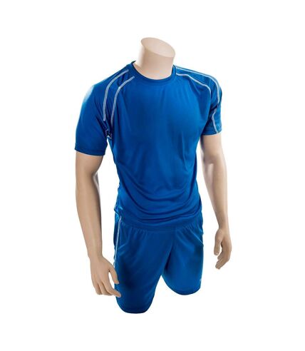 Precision Unisex Adult Lyon T-Shirt & Shorts Set (Royal Blue/White)