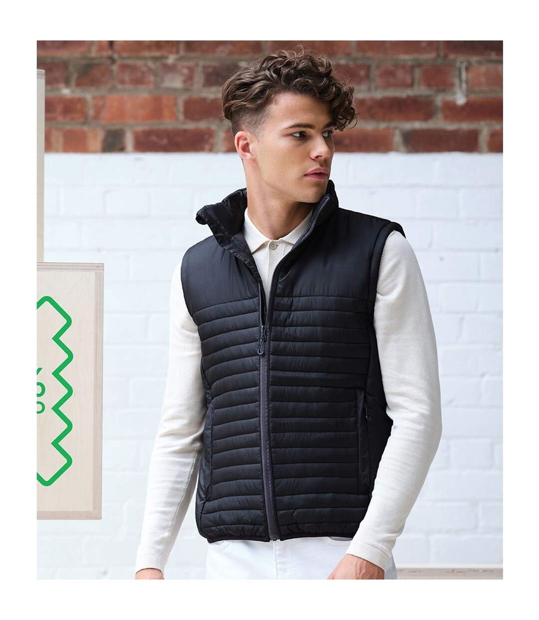 Veste Sans Manches Honestly Made Homme Noir Regatta-2
