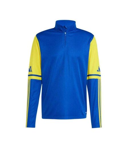 Sweat Entraînement Squadra Homme Bleu Jaune Adidas