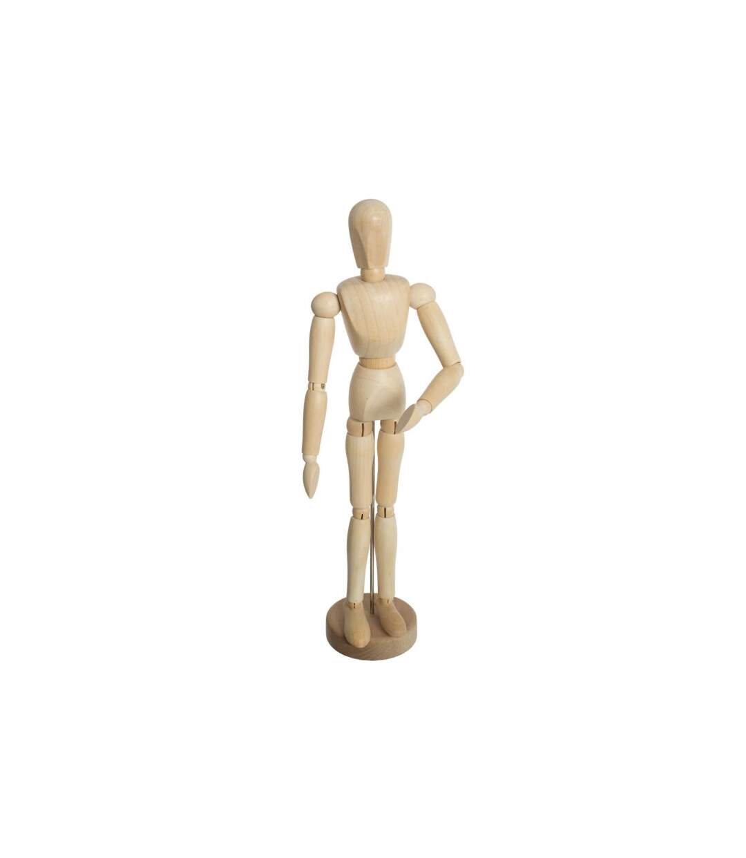 Mannequin Déco en Bois Collect 32cm Beige