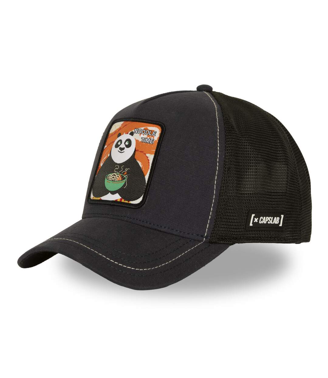 Casquette trucker premium avec filet et patch Kung fu Panda 2 Capslab-1