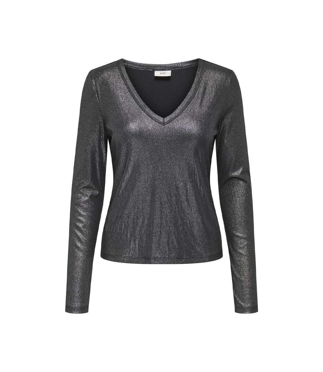 T-Shirt manches longues noir femme jdy sofia-1