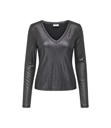 T-Shirt manches longues noir femme jdy sofia