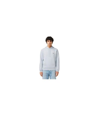 Mens Organic Cotton Hoodie Light Blue Lacoste