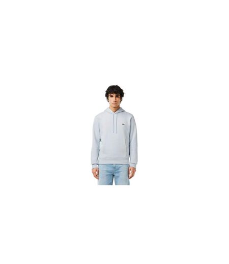 Mens Organic Cotton Hoodie Light Blue Lacoste