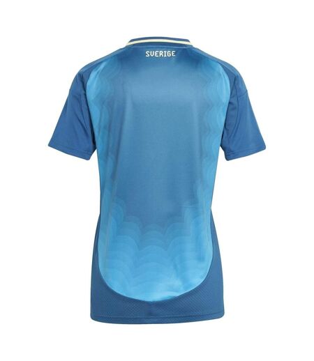 Maillot Extérieur Motif/style Fédération Suédoise De Football Femme Bleu De Suède Adidas