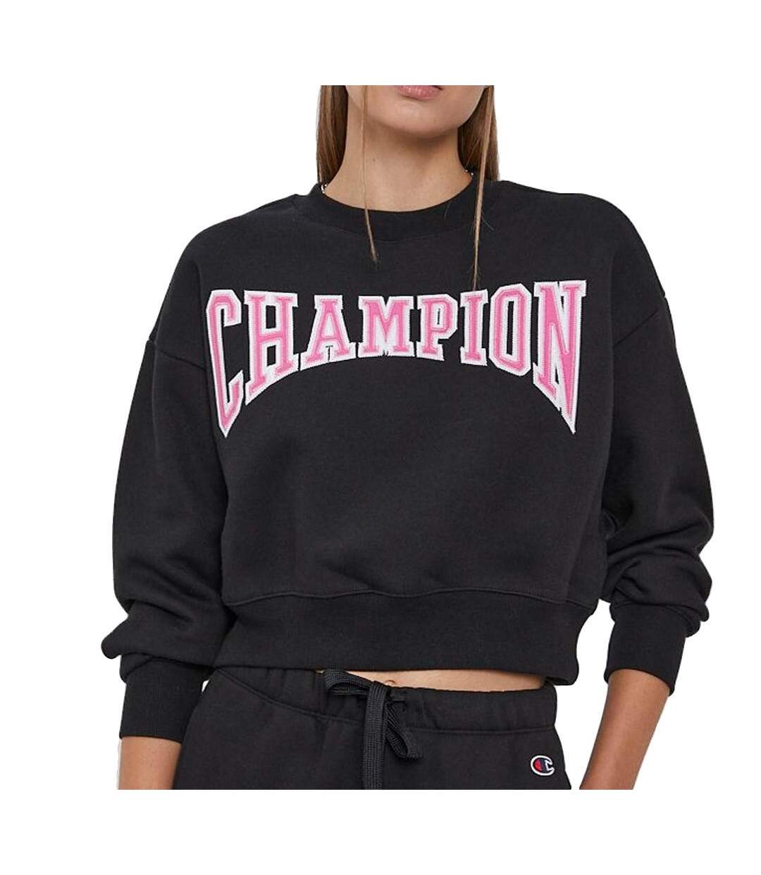 Sweat Noir Femme Champion 114767 - L-1