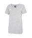 Womens/ladies Club Leisure T-shirt Light Grey Marl Umbro-1
