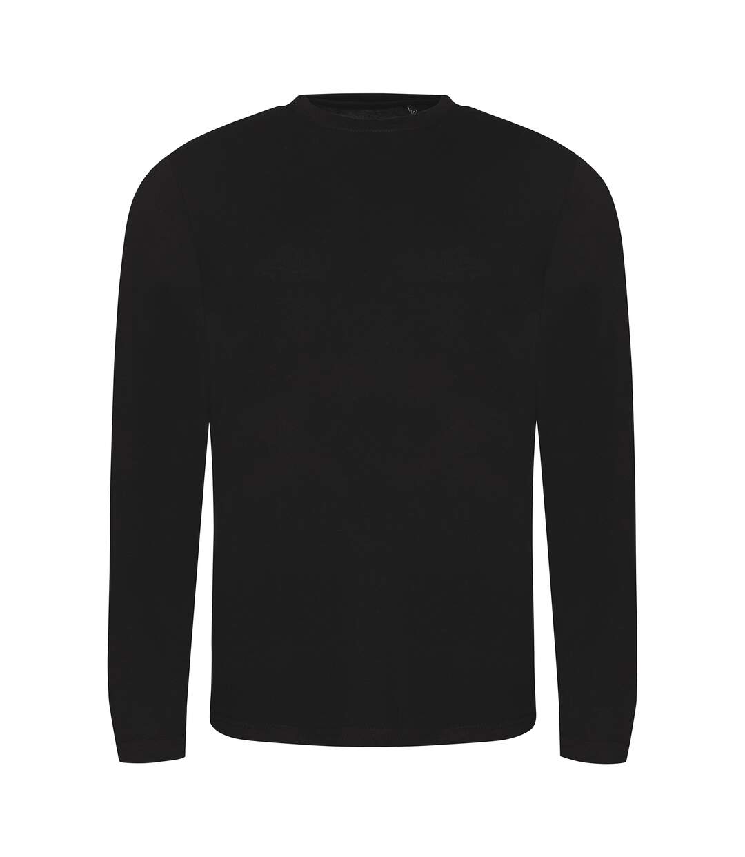 AWDis Mens Long Sleeve Tri-Blend T-Shirt (Solid Black) - UTPC2975-1