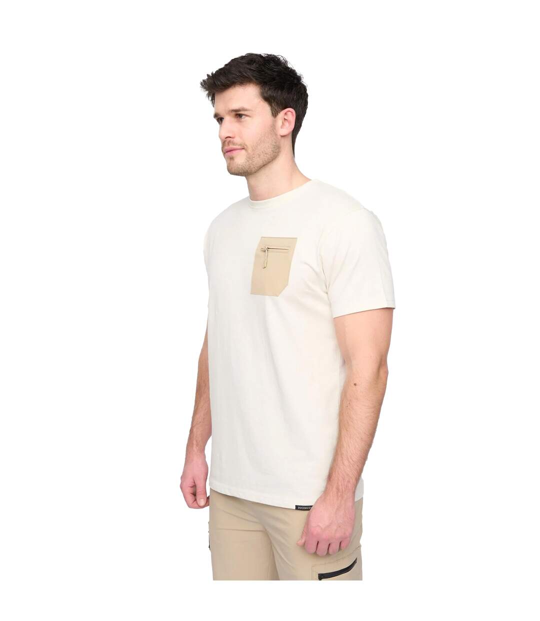 Mens Puretor T-shirt Off White Duck And Cover-4
