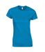 T-shirt À Manches Courtes Femme Saphir Antique Gildan-1