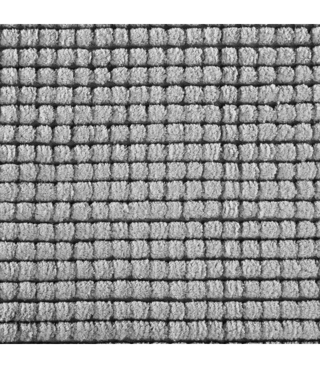 Tapis de Salle de Bain Chenille 50x80cm Gris-3
