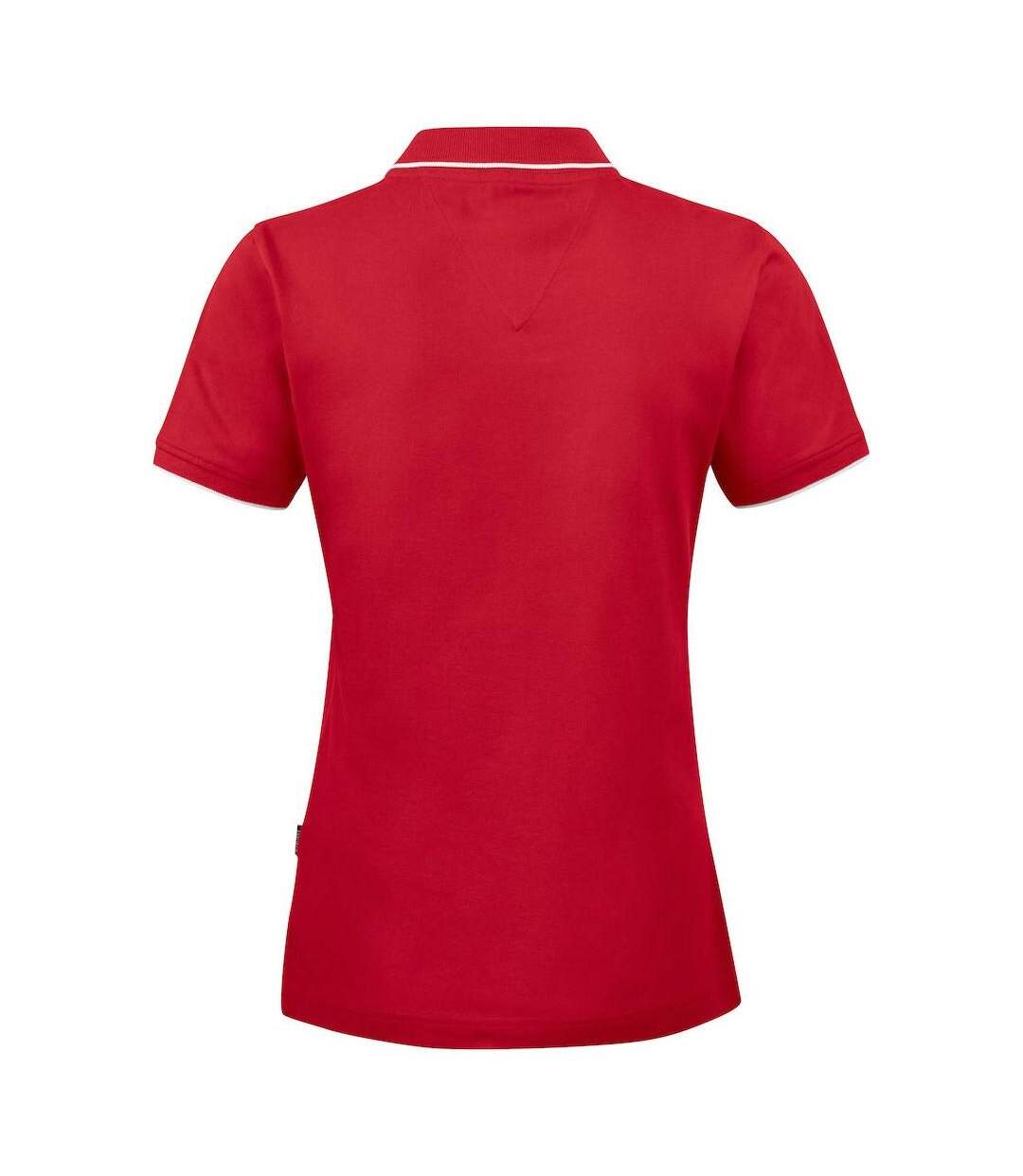 Womens/ladies Greenville Polo Shirt Red James Harvest-2
