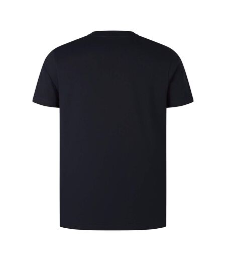 Mens Logo Organic Cotton T-shirt Black Red White Canterbury
