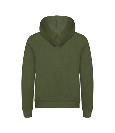 Sweat À Capuche Miami Adulte Vert Militaire Clique