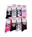 Chaussettes femme LICENCE Fantaisie-Assortiment modèles photos selon arrivages- - Pack de 9-2