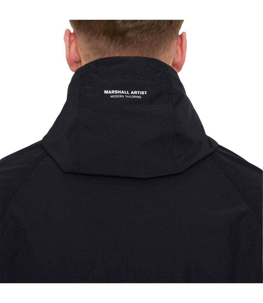 Mens Fairfix Puffer Jacket Black Marshall Artist-4