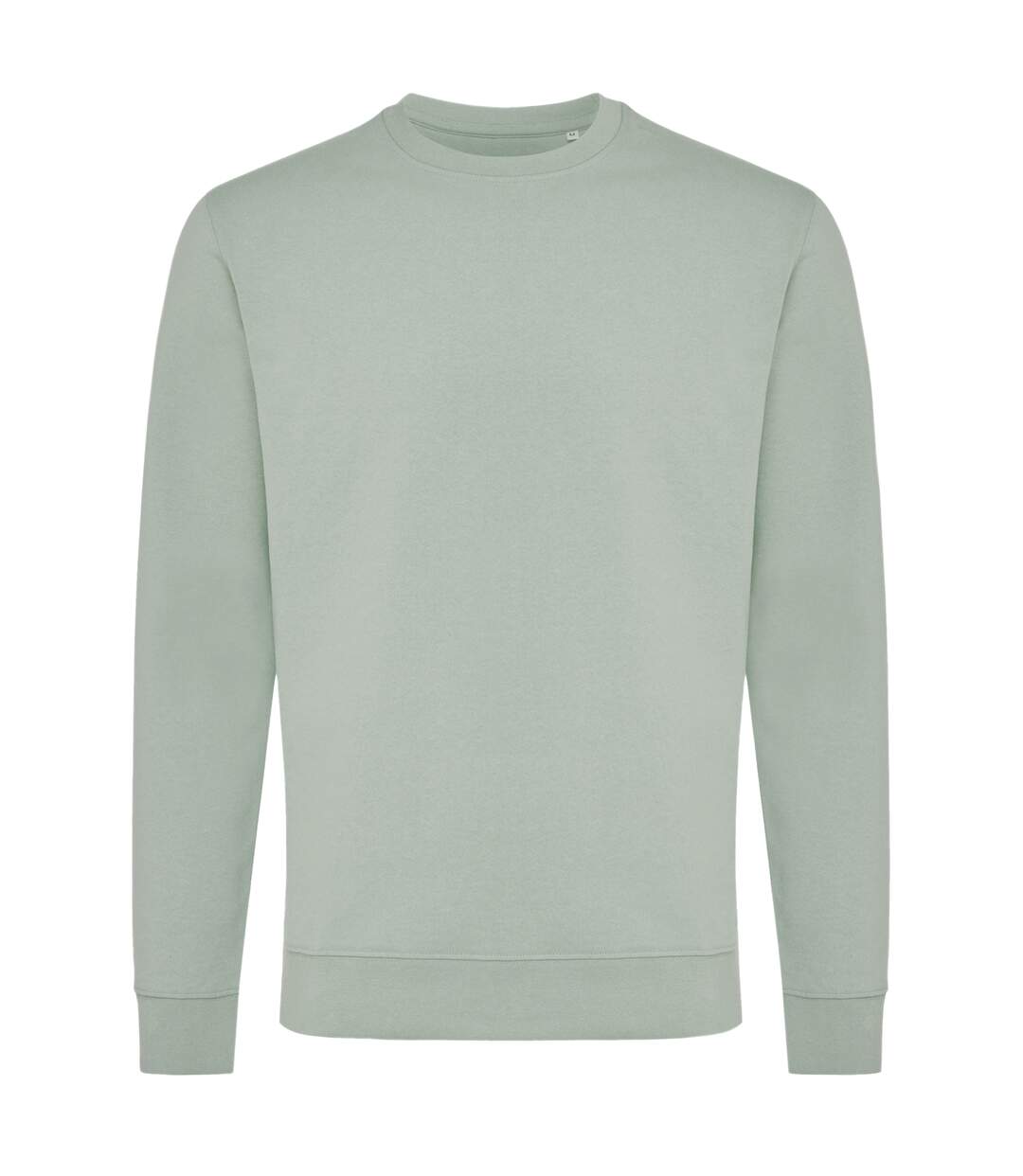 Unisex adult zion recycled cotton crew neck sweatshirt green iceberg Iqoniq-1