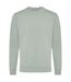 Unisex adult zion recycled cotton crew neck sweatshirt green iceberg Iqoniq-1