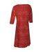 Robe paislee femme rouge clair / blanc Regatta