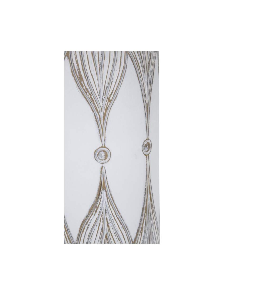 Vase Déco à Motifs Atene 60cm Blanc-3