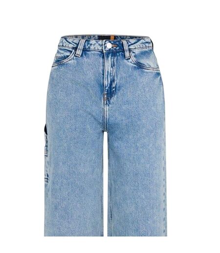 Jean Motif/style Charpentier Utility Femme Bleu Pâle Timberland