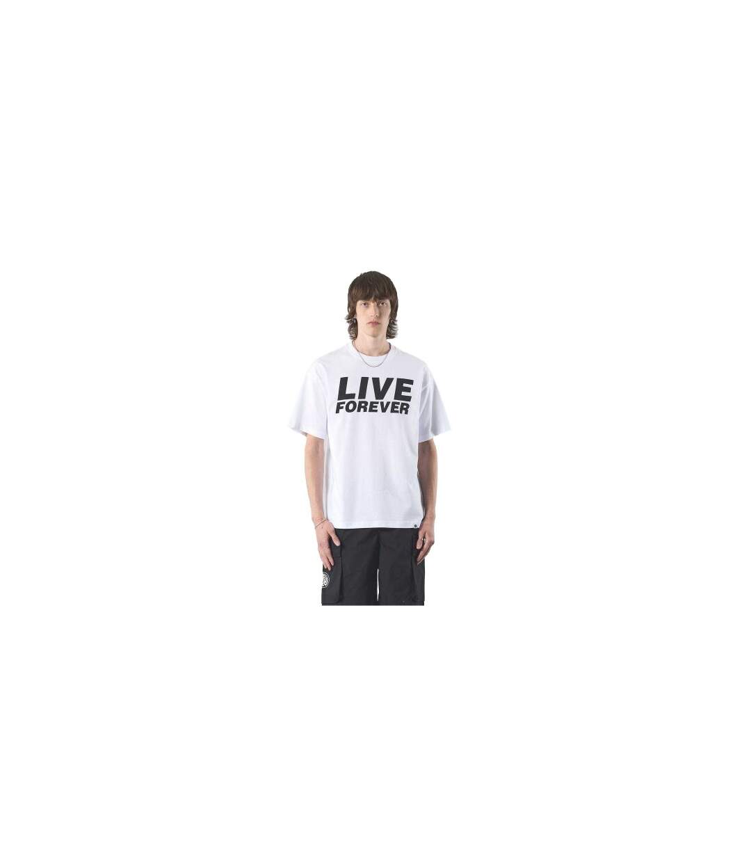 T-shirt Motif/style Tour Porsche Live Forever Homme Blanc Pretty Green-1
