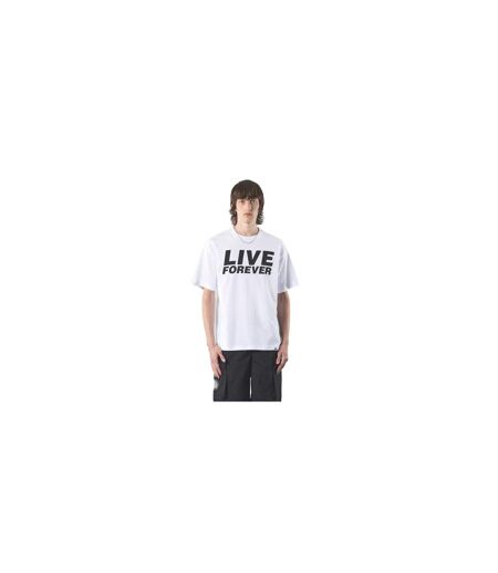T-shirt Motif/style Tour Porsche Live Forever Homme Blanc Pretty Green