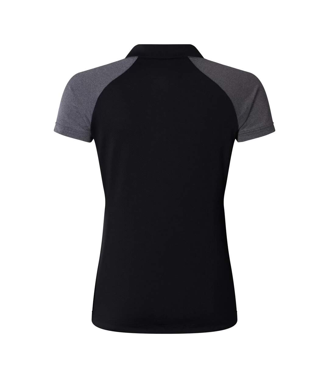 Womens/ladies Elite Polo Shirt Black Magnet Grey Canterbury-2