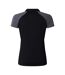 Womens/ladies Elite Polo Shirt Black Magnet Grey Canterbury-2
