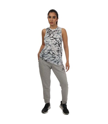 Womens/ladies Fast Graphic Tank Top Grey Adidas