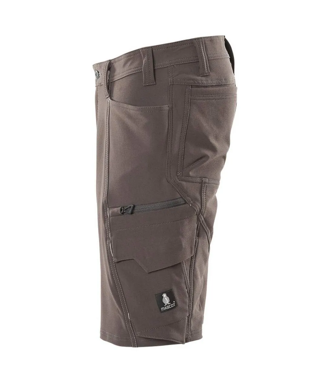 Mens Accelerate Work Shorts Dark Anthracite Mascot-3