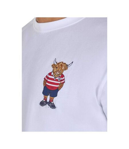 T-shirt Bully Boy Homme Blanc Raging Bull