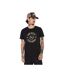 T-shirt col rond en coton homme avec Logo Log8 Noir Vondutch-1