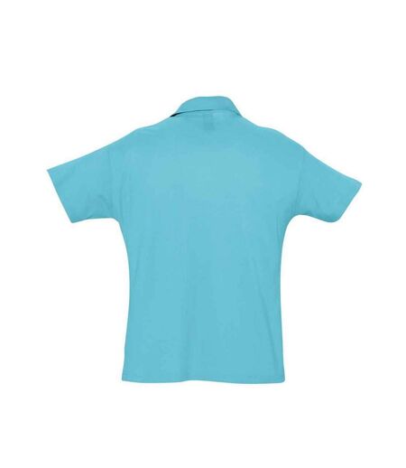 Polo Summer Homme Bleu Atoll SOLS