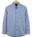 CHALLENGER TABOU1 — Chemise à carreaux manches longues bleu et gris : chaleur et coupe confort-2