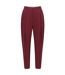 Womens/ladies Tedah Plain Trousers Red Boss-1