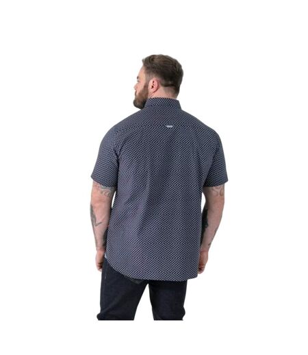 Chemise Manches Courtes Motif/style Icône Melrose Homme Bleu Marine Duke