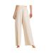 Pantalon fluide en lin écru femme roxy lekeitio break - l-2