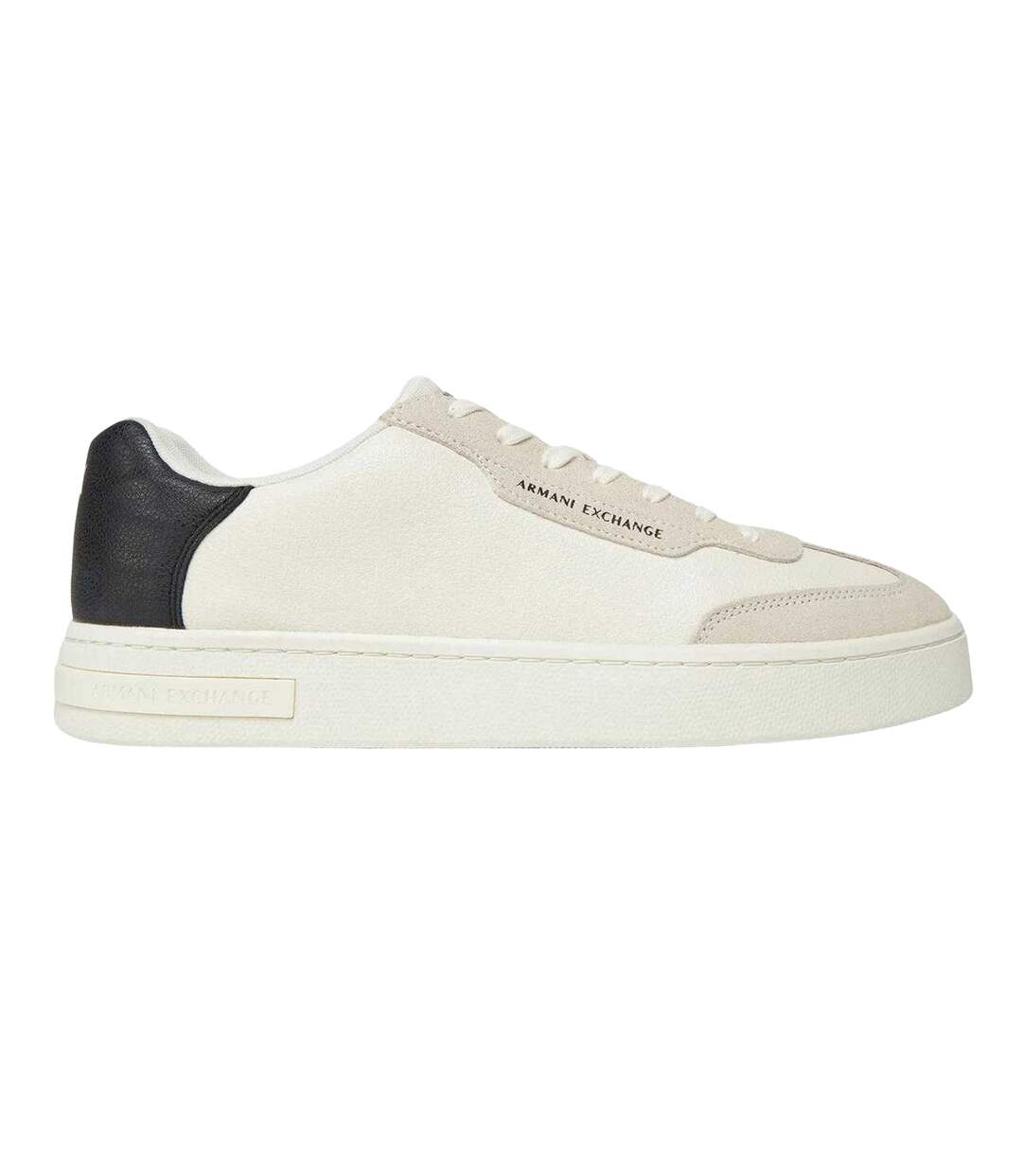 Baskets Homme Écru Noir Armani Exchange-3