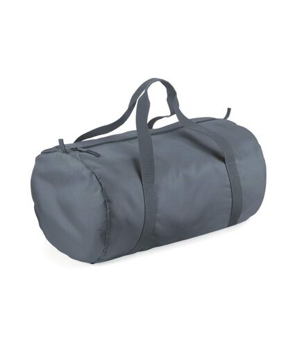 BagBase Packaway Barrel Bag (Graphite/Graphite) (One Size)