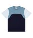 Mens Colour Block Jersey T-shirt Navy Lacoste-3
