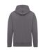 Mens Ringspun Cotton Hoodie Charcoal Casual Classics-3